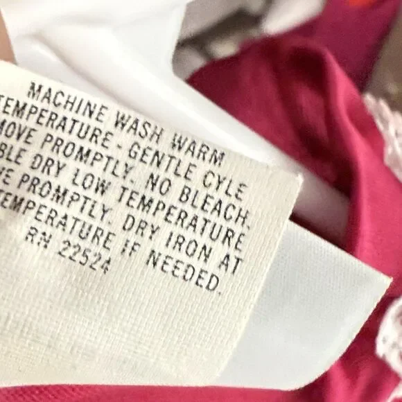 Vtg Donna Richard Gilligan Omalley Nightgown Women Pettite Lace Pockets USA - Picture 13 of 13